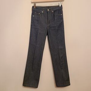 H&M Y2K Straight-Leg High Waist Ankle Women Indigo Jeans Size 25